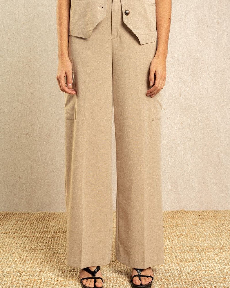 Pantalons Grace & Mila | Pantalon Interdit Beige