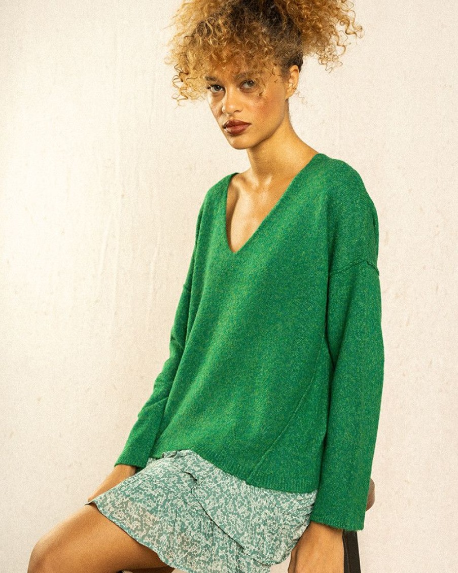 Pulls & Cardigans Grace & Mila | Pull Ideale Vert