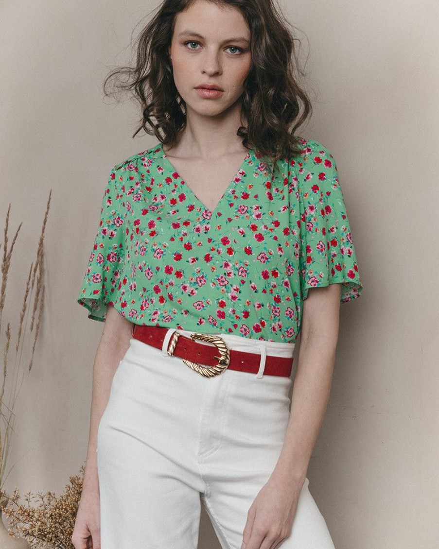 Tops & Tee-Shirts Grace & Mila | Top Jules Vert