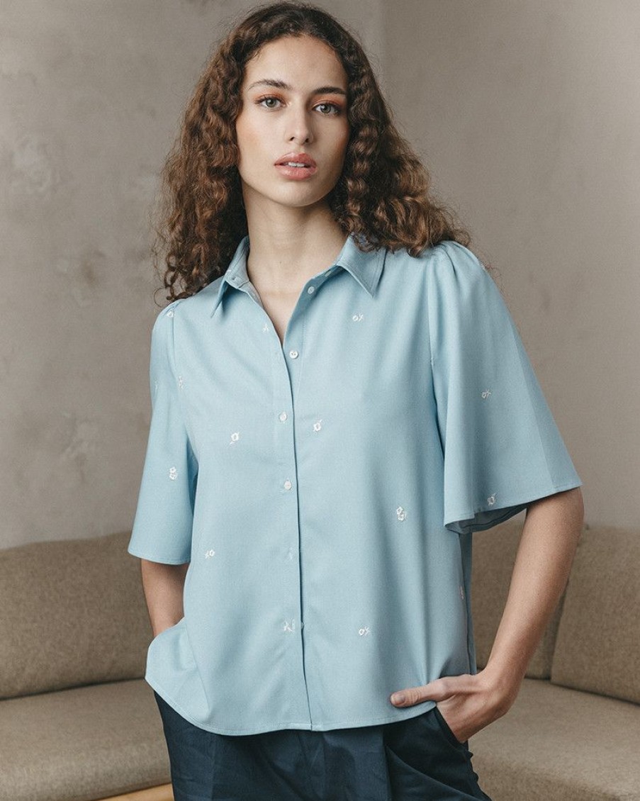 Blouses & Chemises Grace & Mila | Chemise Javotte Bleu