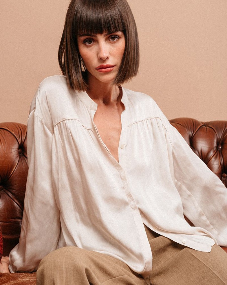 Blouses & Chemises Grace & Mila | Blouse Lonie Ecru