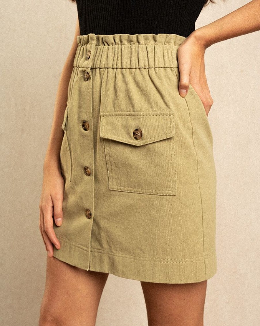 Jupes & Shorts Grace & Mila | Jupe Imogene Vert