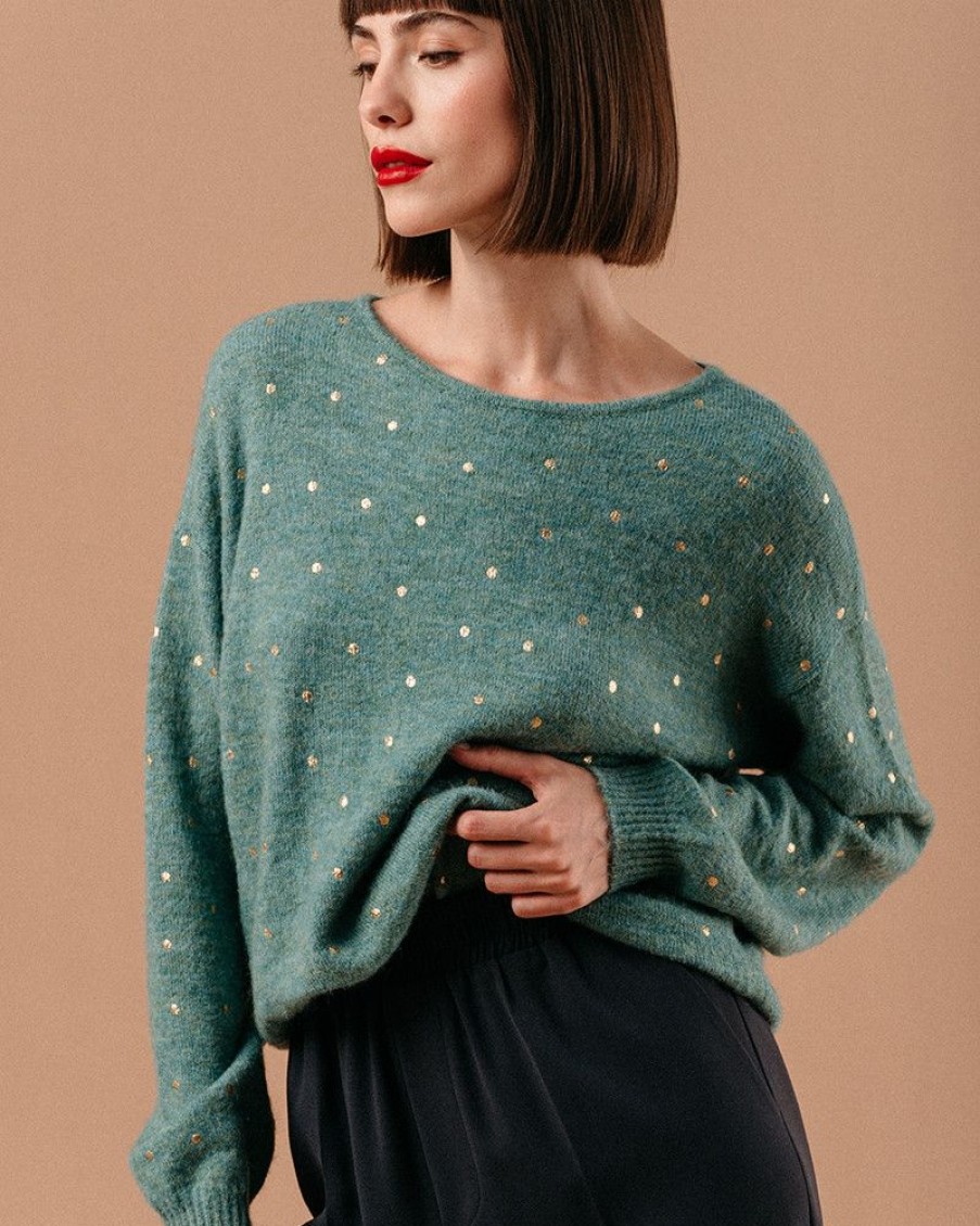 Pulls & Cardigans Grace & Mila | Pull Louange Vert