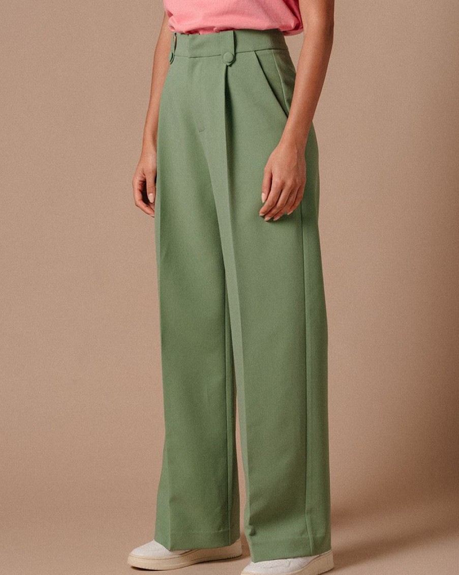 Pantalons Grace & Mila | Pantalon Latin Vert