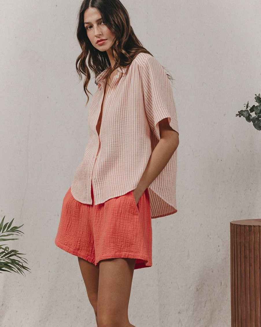 Blouses & Chemises Grace & Mila | Chemise Kalin Peche