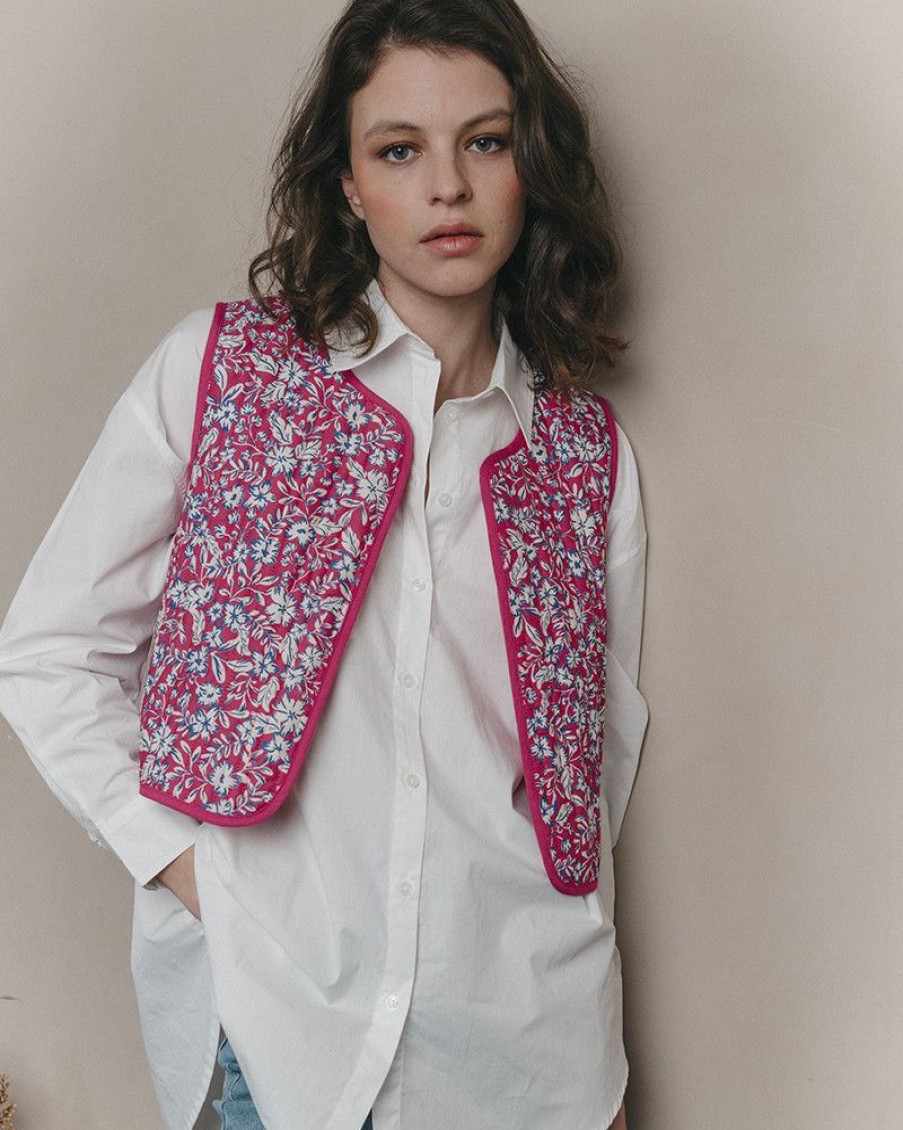 Vestes & Manteaux Grace & Mila | Veste Inoubliable Rose