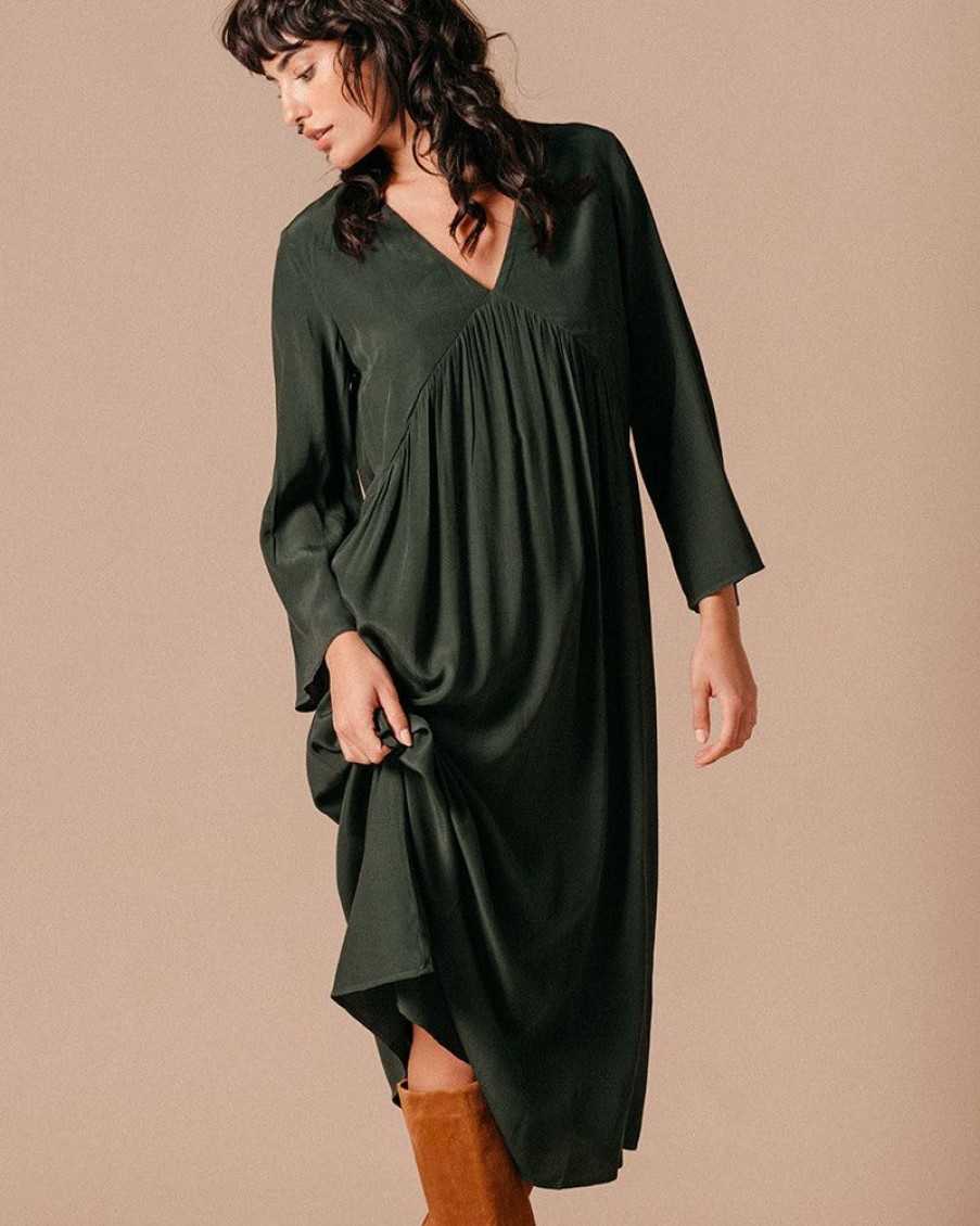 Robes Grace & Mila | Robe Lavinia Vert