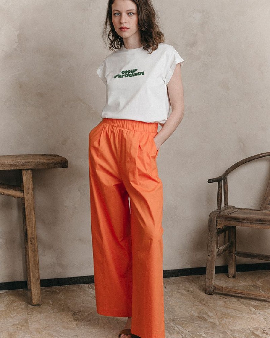 Pantalons Grace & Mila | Pantalon Jonathan Orange