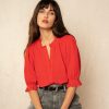 Blouses & Chemises Grace & Mila | Blouse Intelligent Rouge