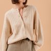 Pulls & Cardigans Grace & Mila | Cardigan Louve Beige