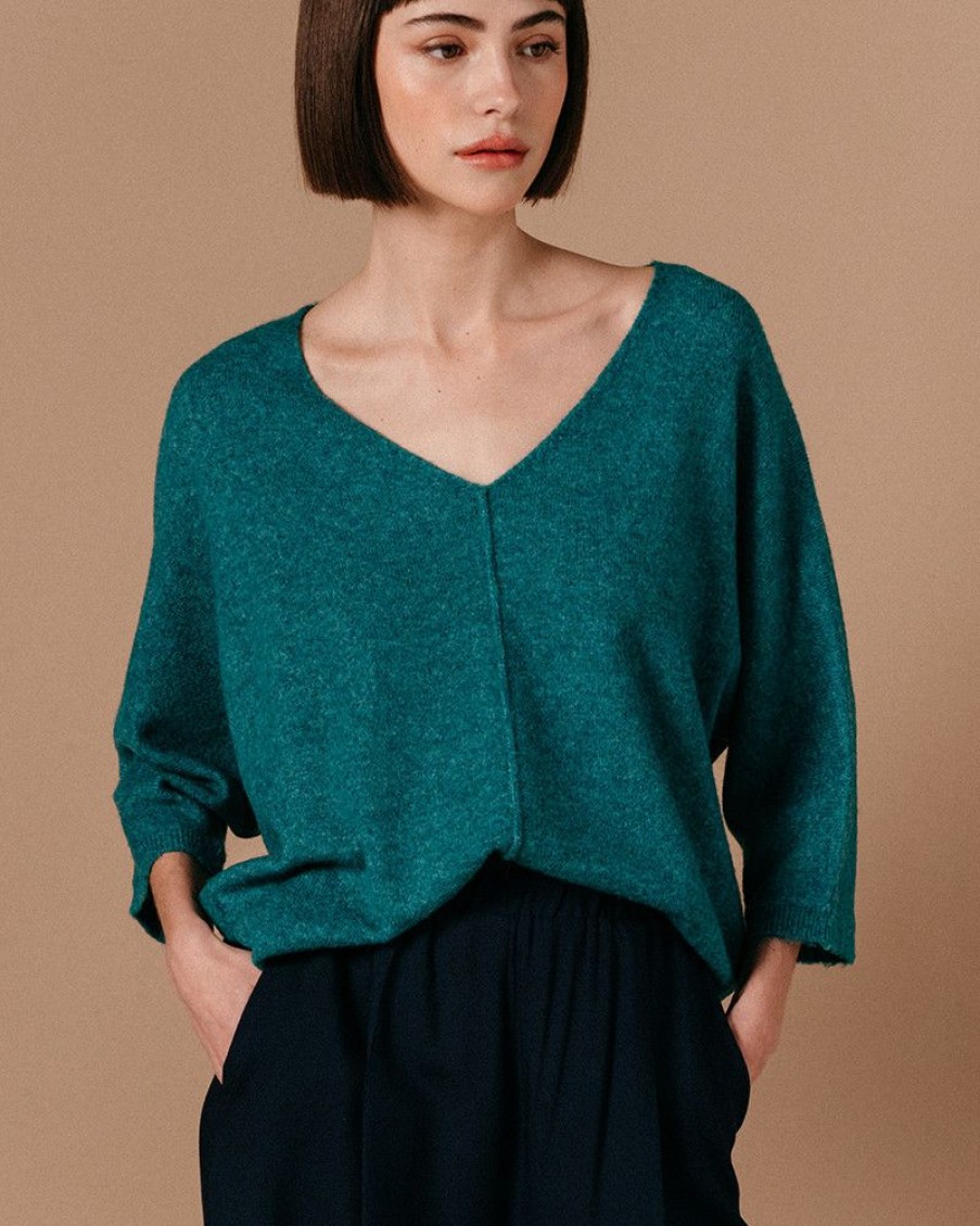 Pulls & Cardigans Grace & Mila | Pull Lamara Vert