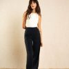 Pantalons Grace & Mila | Pantalon Ivoire Noir