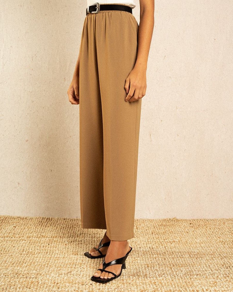 Pantalons Grace & Mila | Pantalon Ivoire Taupe