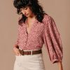 Blouses & Chemises Grace & Mila | Blouse Lavande Ecru