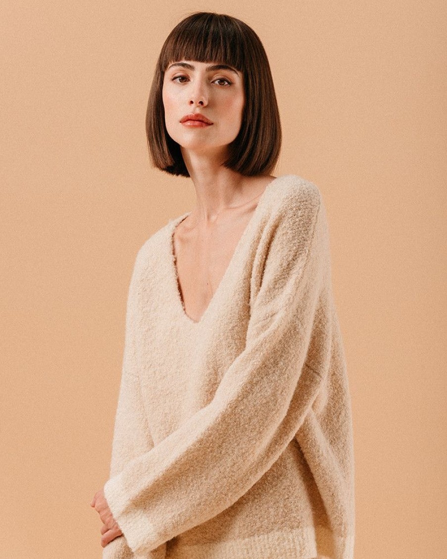 Pulls & Cardigans Grace & Mila | Pull Lituanie Beige