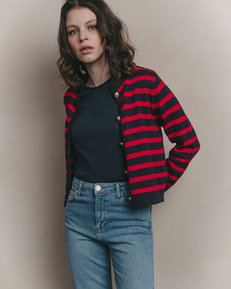 Pulls & Cardigans Grace & Mila | Cardigan Jockey Marine