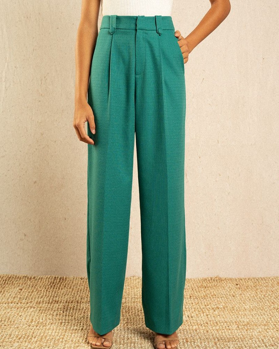 Pantalons Grace & Mila | Pantalon Irvine Vert