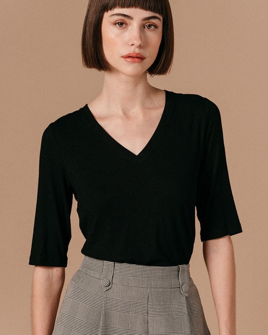 Tops & Tee-Shirts Grace & Mila | Teeshirt Layer Noir