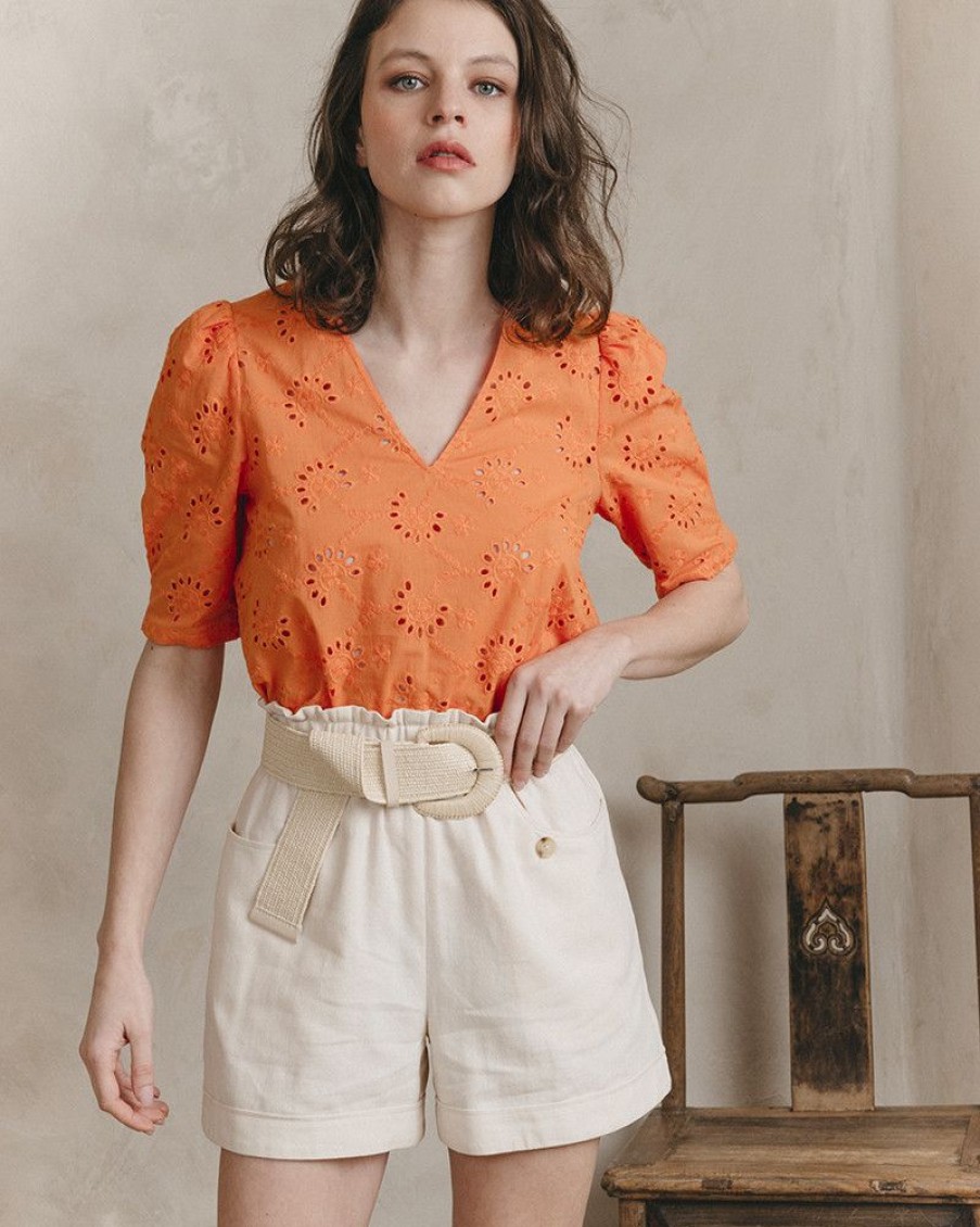 Tops & Tee-Shirts Grace & Mila | Top Jonas Orange