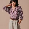 Blouses & Chemises Grace & Mila | Blouse Lazuli Pivoine