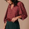 Blouses & Chemises Grace & Mila | Blouse Lavande Pivoine