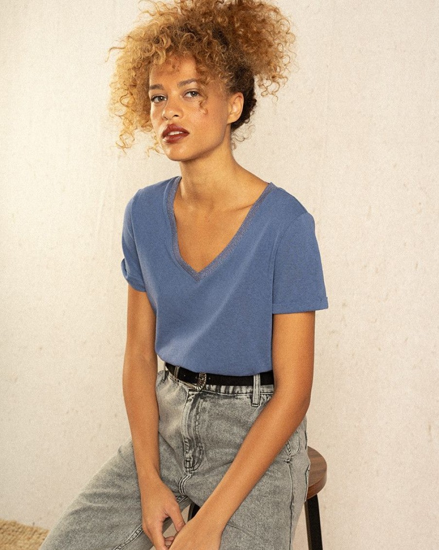 Tops & Tee-Shirts Grace & Mila | Teeshirt Isidore Bleu