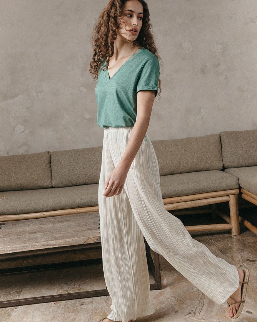 Pantalons Grace & Mila | Pantalon Jeudi Ecru